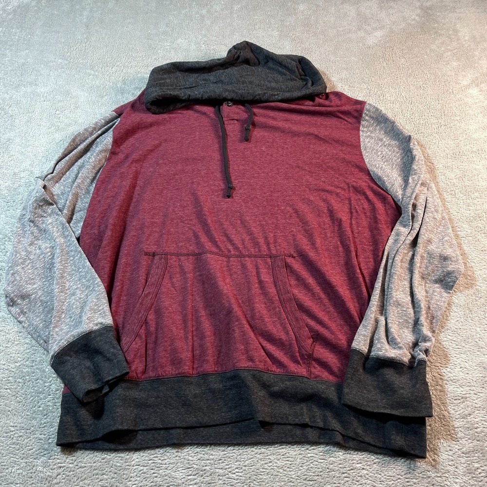 American Eagle Outfitters Mens Classic Fit Pullover‎ Sweat Red Black Gray XXL